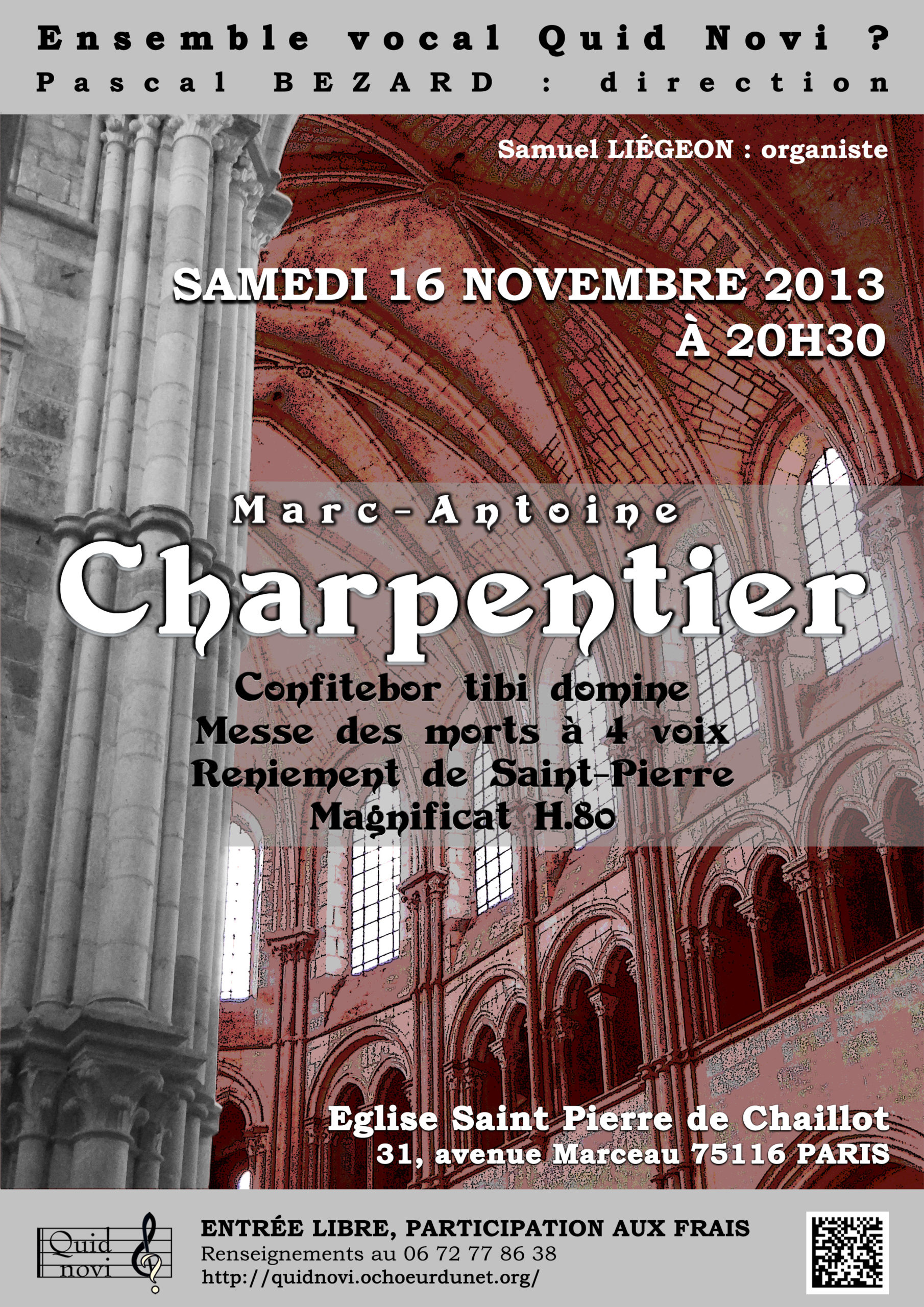 Marc Antoine Charpentier à St Pierre de Chaillot